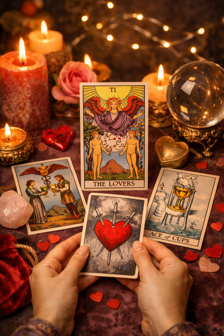 Czy on mnie kocha tarot?