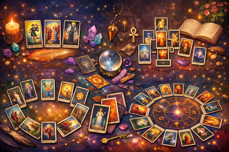 Najpopularniejsze rozkłady Tarota