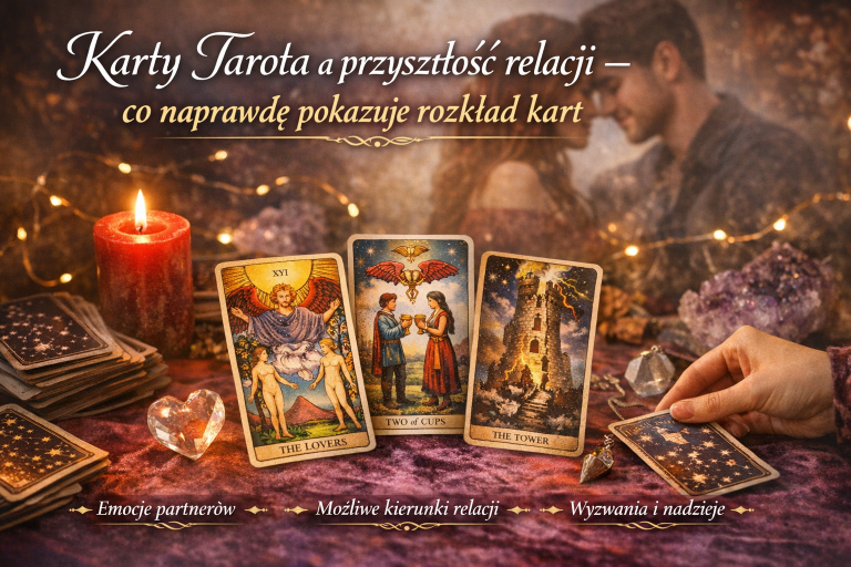 Karty Tarota a przyszłość relacji – co naprawdę pokazuje rozkład kart