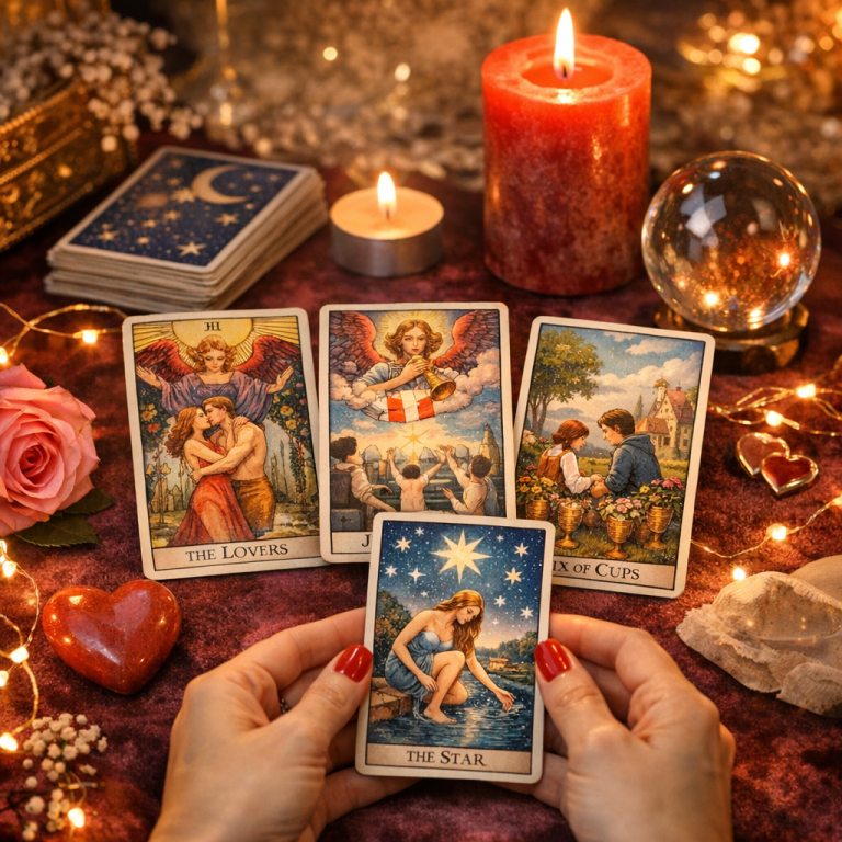 Tarot na miłość – czy on wróci, co czuje i czy będzie związek?